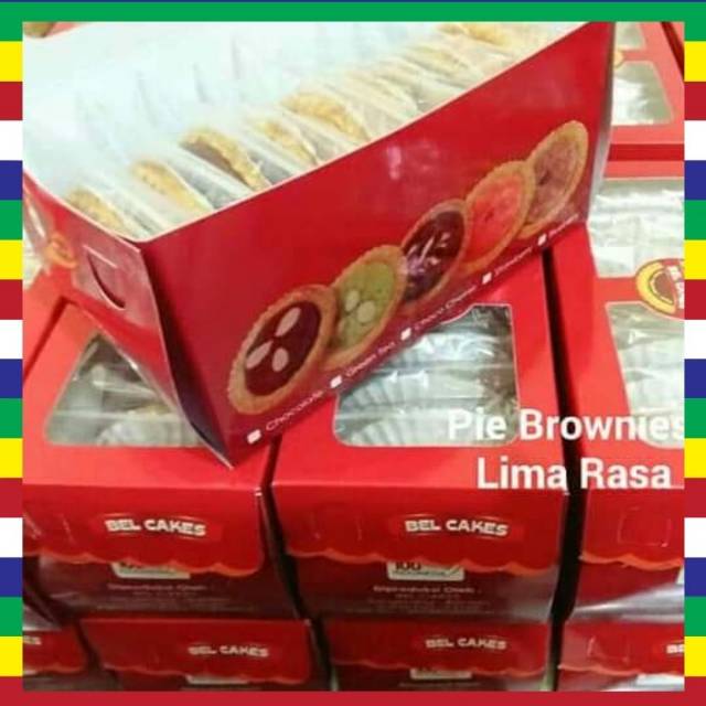 

Pie brownies 5 rasa 1dus isi 10