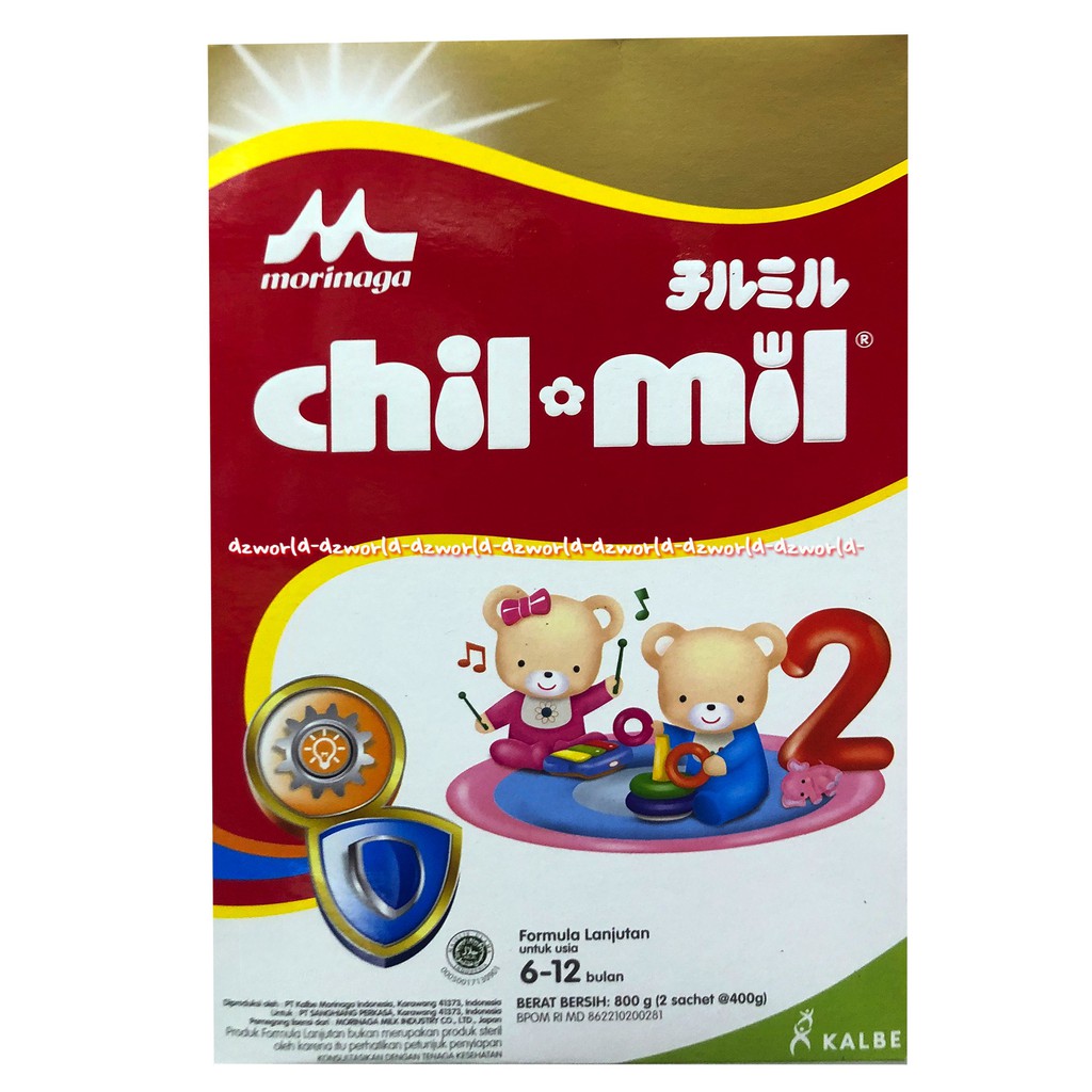 Morinaga Chil Mil 2 800gr Susu Formula Bayi 6-12bulan Chill-Mil Kemasan Dus Box