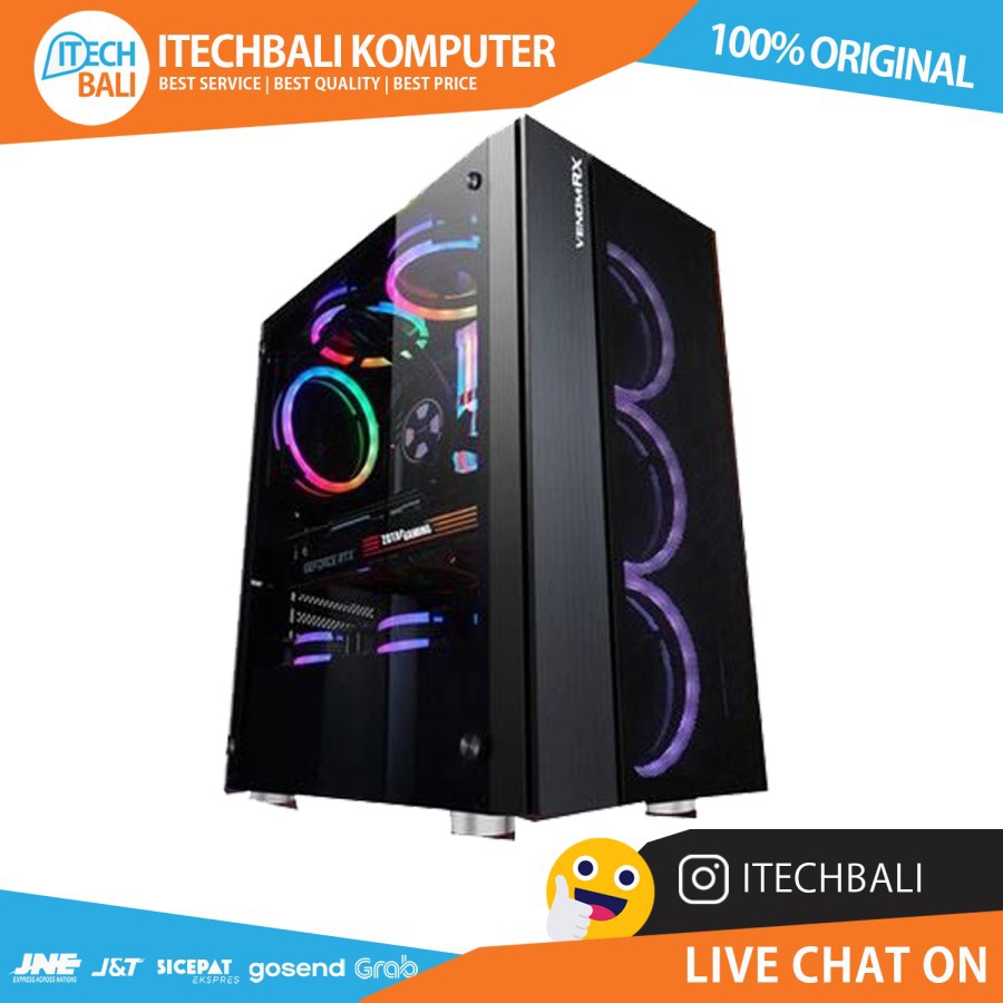 Casing VENOM DROGON Free 4 Fan Rgb | ITECHBALI