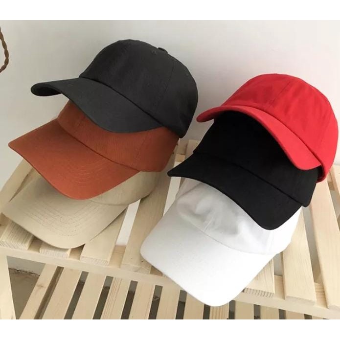 Topi polos cakop besi rapell ori pria dan wanita murah