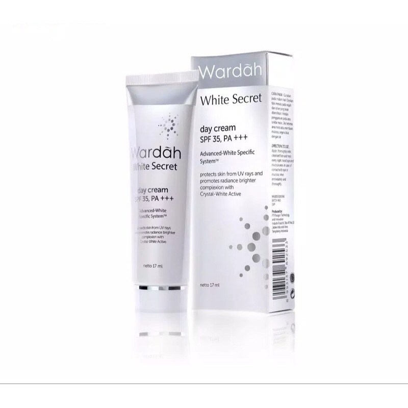 wardah white secret day cream