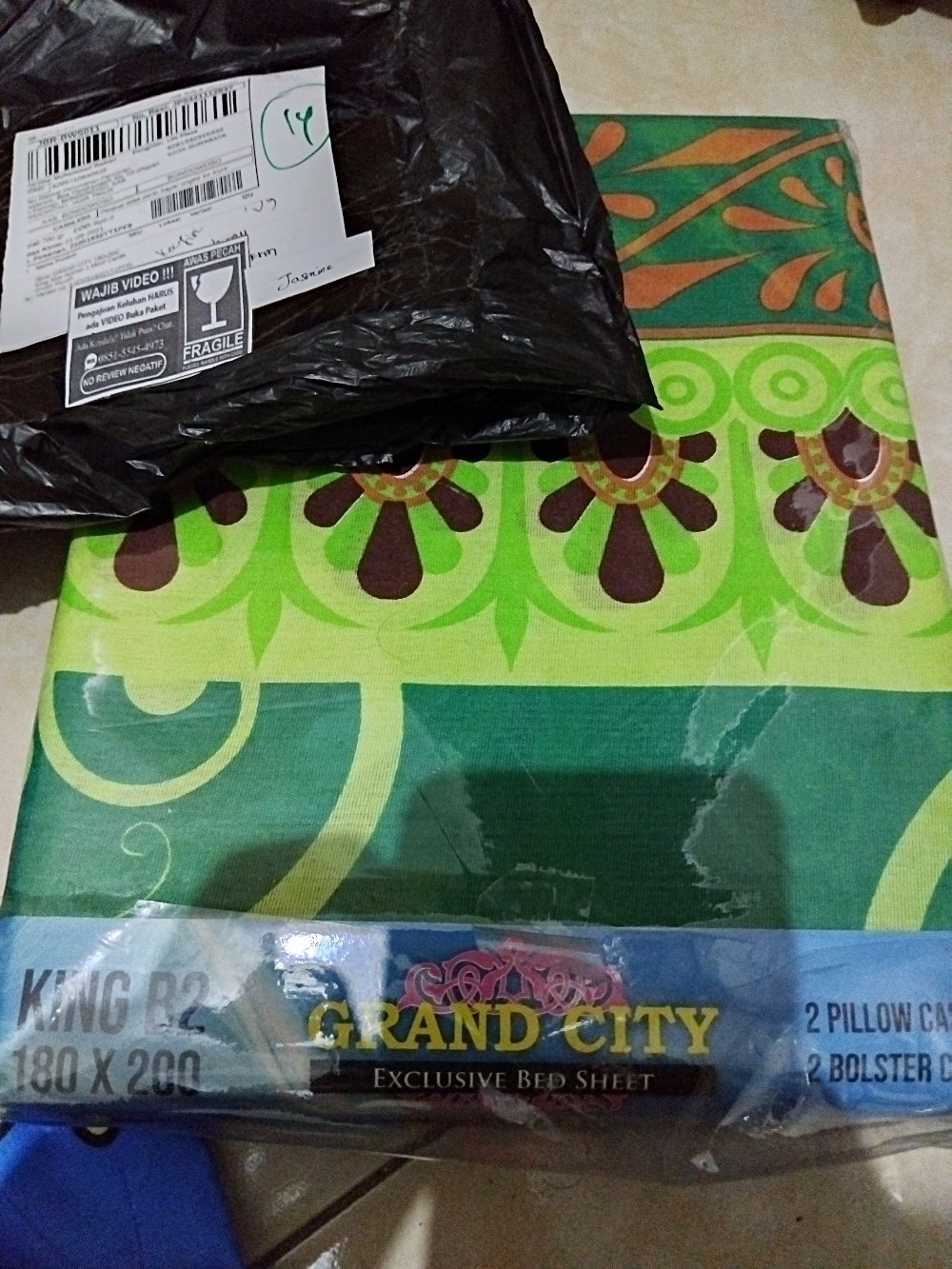 Sprei Grand City 180x200 King Size Nomor 1 Motif Cantik Grosir Murah