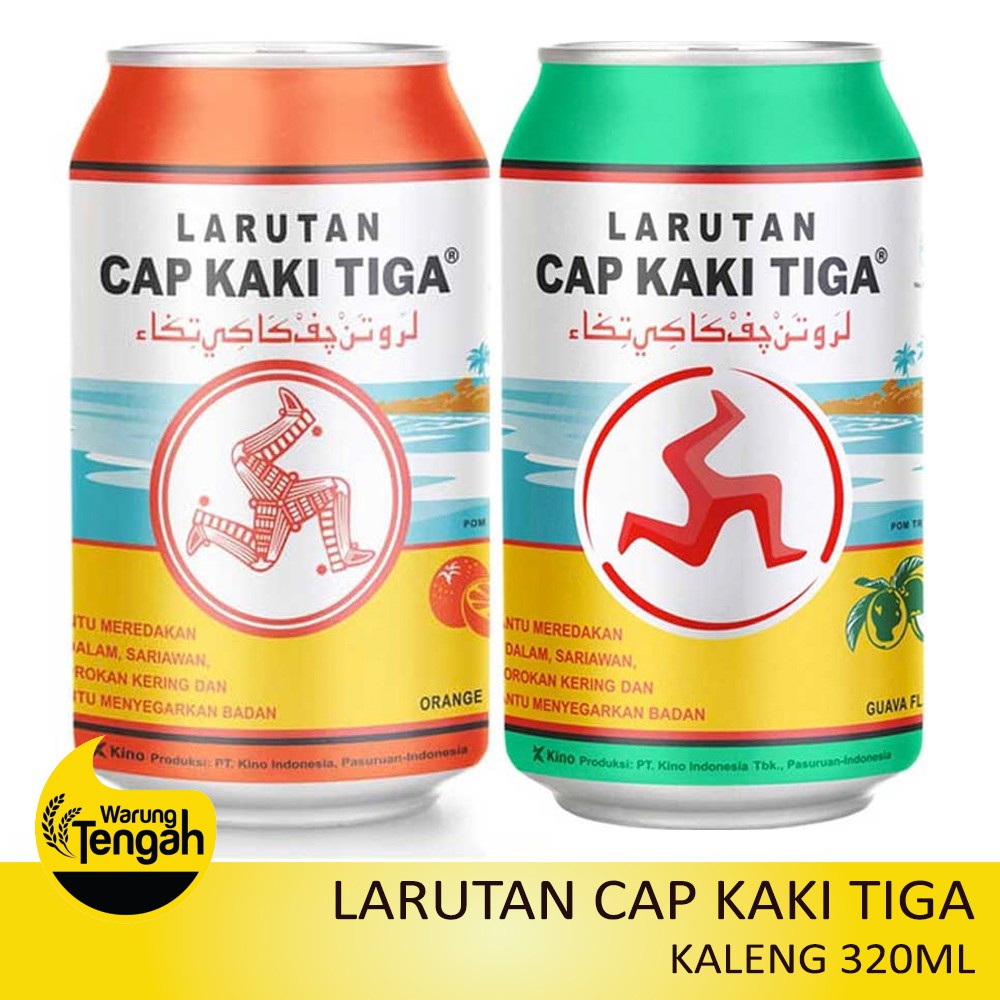 

[CAN] Kino Larutan Cap Kaki Tiga Jeruk / Jambu 320ml