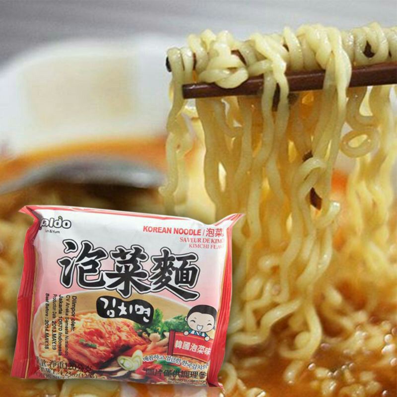 PALDO Kimchi Ramen 120 g | Mie kuah Instant Korea