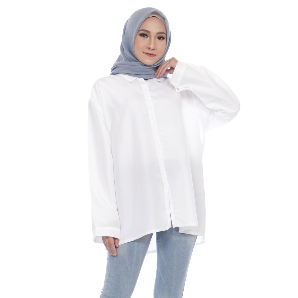 KEMEJA KHUSUS PUTIH XXXL TANGAN PANJANG - KEMEJA KHUSUS PUTIH JUMBO LENGAN PANJANG - KEMEJA KANTOR-1