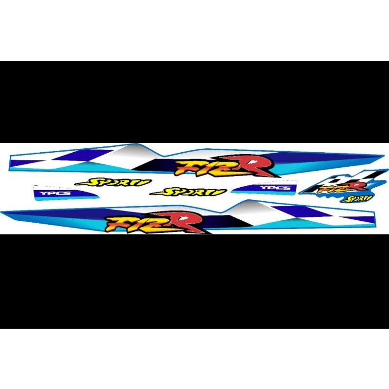 striping fizr 1998 biru