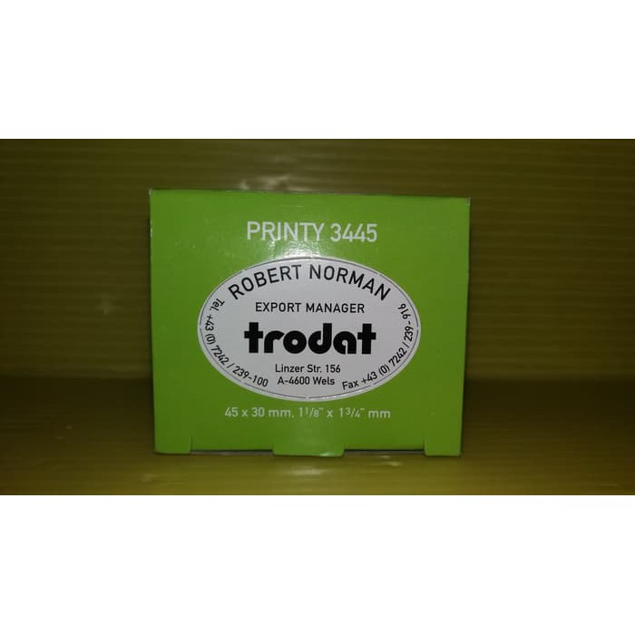 

NEW Trodat 3445 Stempel Printy Polos TERLARIS