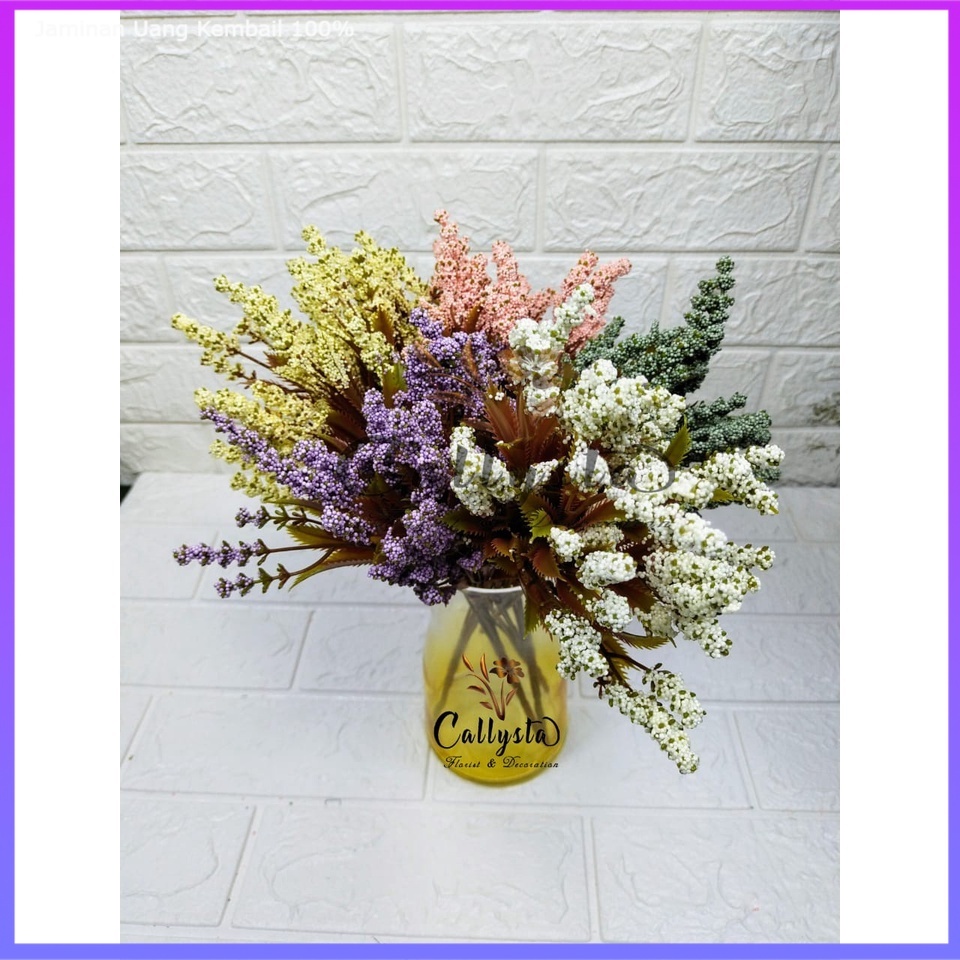 Asesories acc Gabus Panjang X5 - Bunga Artificial - Bunga Dekorasi - Home Decoration