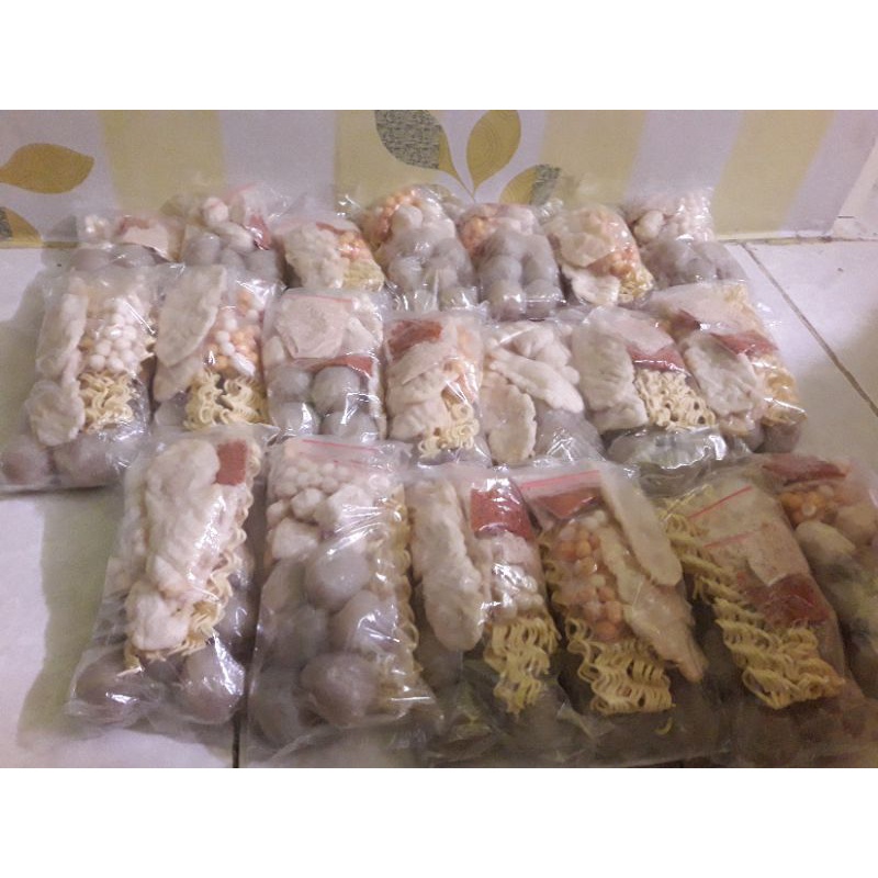 

Bakso aci mi paket lengkap tinggal masak ,