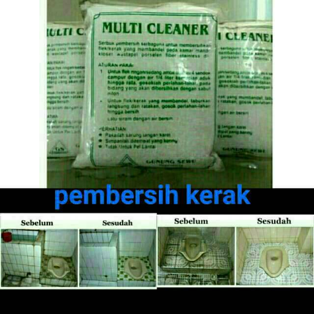  PEMBERSIH  KERAMIK  MULTI CLEANER Bubuk Pembersih  KERAK 