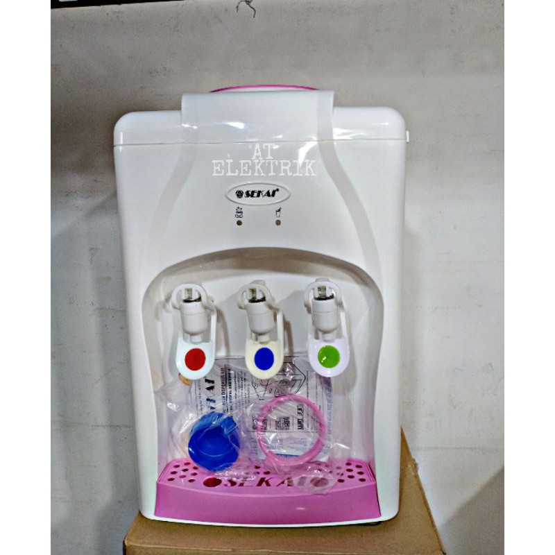 Dispenser Air SEKAI WD 333 Panas, Normal, dingin / Dispenser 3 kran / Tempat Galon Miyako