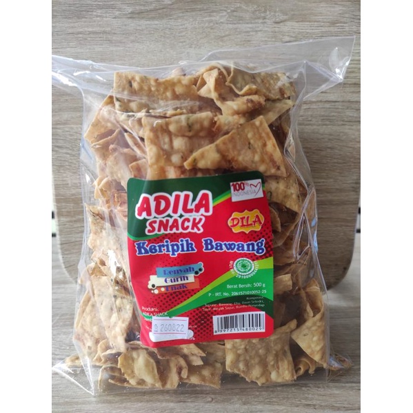 

Adila Snack | Keripik Bawang Jumbo 500gr