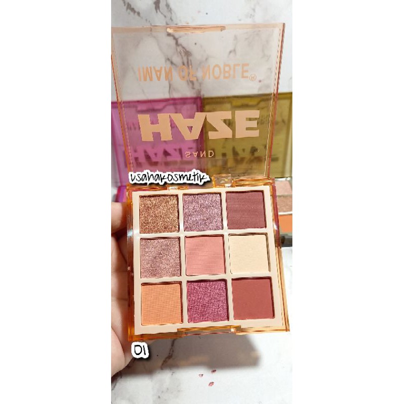 PROMO HOT !!! EYESHADOW 9 WARNA VERSI HAZE DARI IMAN OF NOBLE No. 8342F