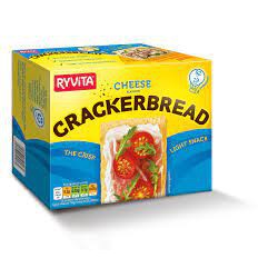 

RYVITA CRACKERBREAD CHEESE FLAVOUR 125GR