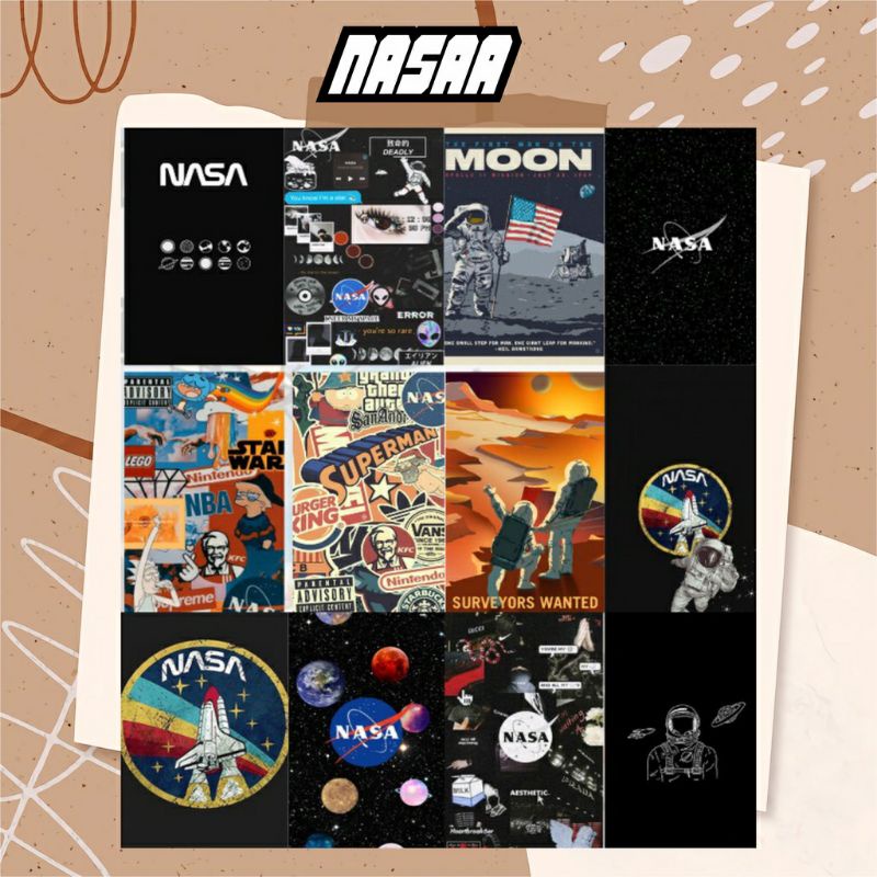 POSTER DINDING KAMAR/POSTER AESTHETIC/POSTER ASTRONOT/POSTER AESTHETIC ASTRONOT A5/POSTER NASA