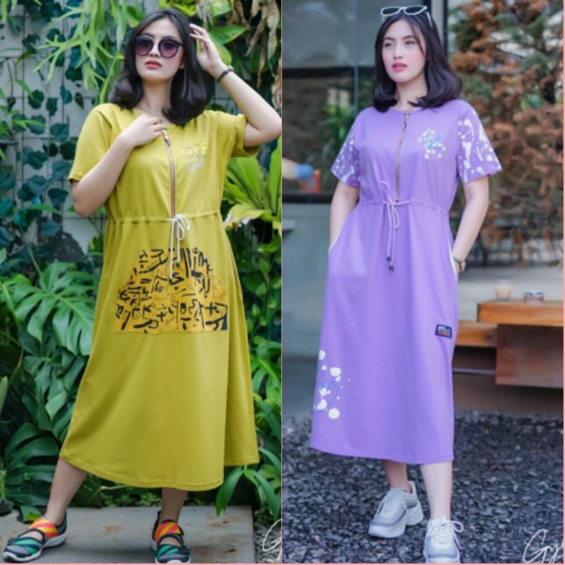 HOME DRESS ZIPPER BY GYL ORIGINAL