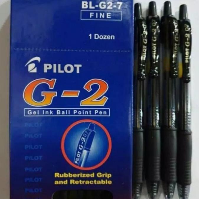 

Pulpen pen Pilot G-2 Hitam BL-G2 0.7 Original Japan (1losin)