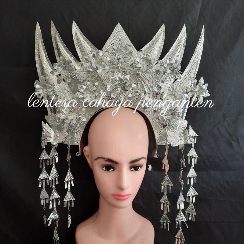 SUNTING LOYANG MINANG PADANG SUNTING TARI Mahkota padang silver sunting minang
