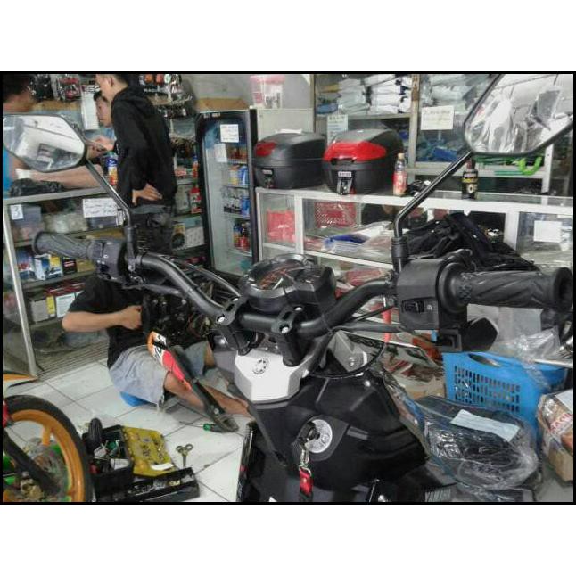 Paket Hemat Stang Fatbar+Raiser Original For Nmax,Xride,Dll