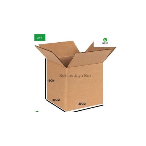 

Kardus/Dus/Box 20x20x15cm Baru Polos Tebal Kuat KMK/125 BFlute