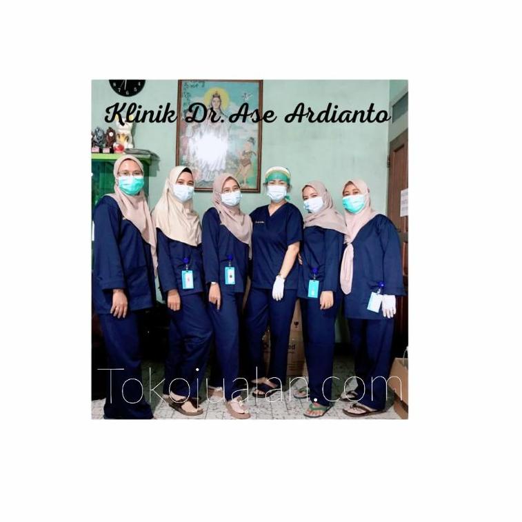 Baju Ok Lengan Panjang Size S M L XL Sragam Kerja Ok Bahan American Drill Premium Adem Pakaian Kerja