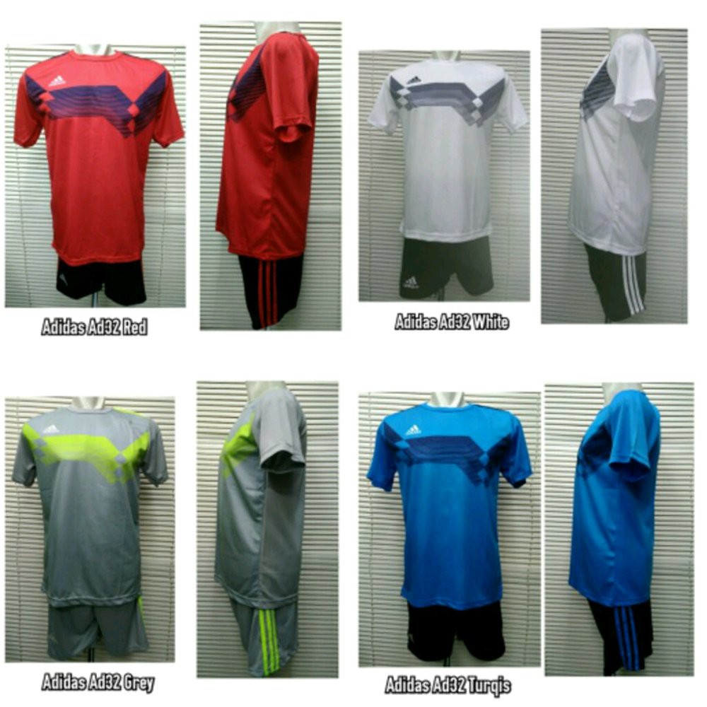 Setelan Futsal Adidas AD32 Kostim Jersey Futsall Sepak bola