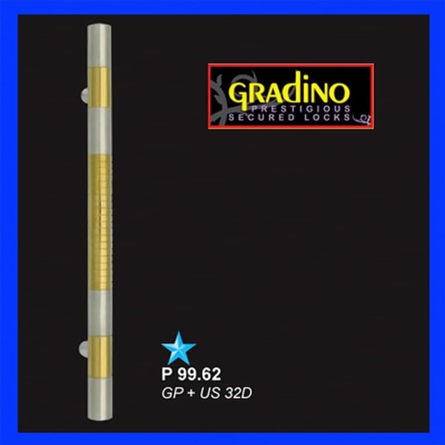 GRADINO - HANDLE PINTU/PULL HANDLE GRADINO P 99.62/HANDLE 60 CM STAINLESS