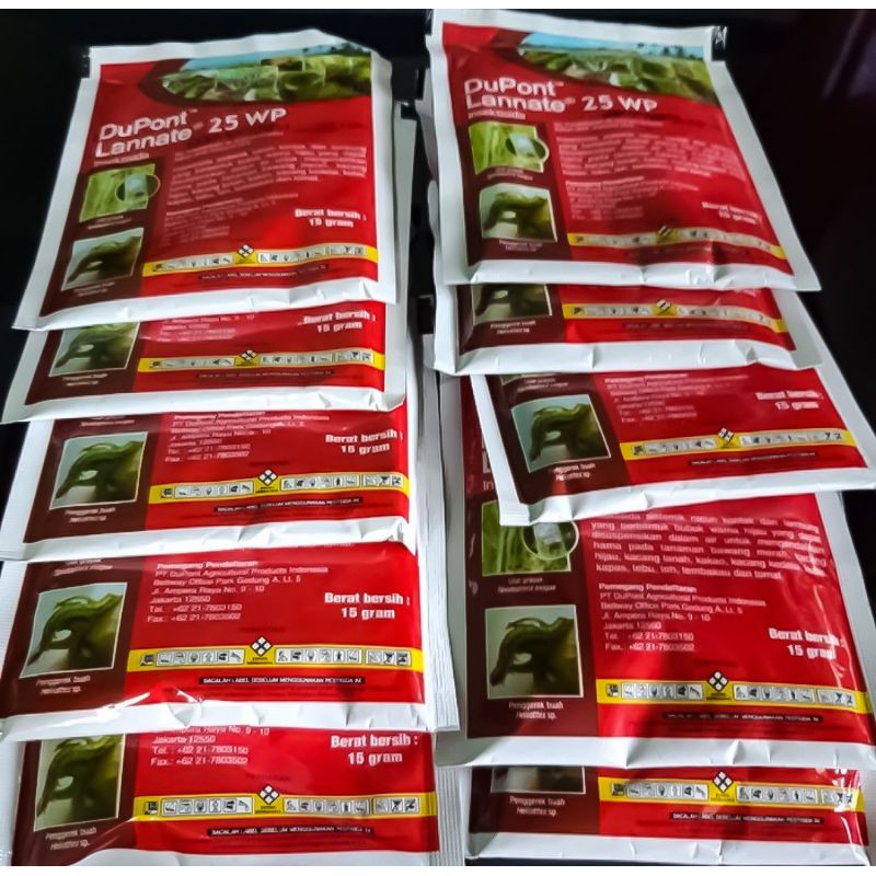 Isektisida Untuk Hama Anggrek Dupon Lannate 25wp 15Gr Obat Hama Sachet Dupon Pembasmi Hama Ulat Semu