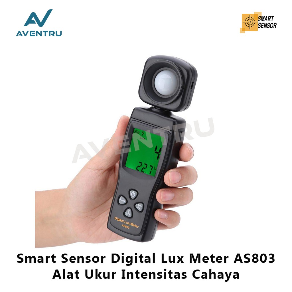 Smart Sensor Digital Lux Meter Alat Ukur Intensitas Cahaya AS803