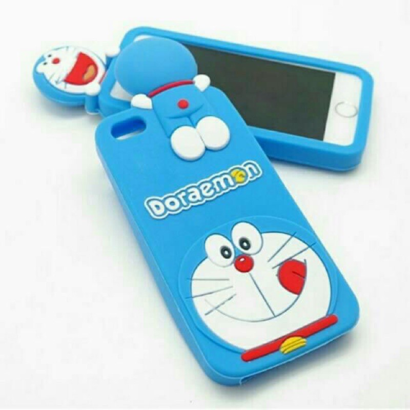 Silicon Case 3D Biru Standing For SAMSUNG J5 PRO J7 MAX softcase boneka karakter lucu silikon tebal karakter lucu / case anak anak warna biru / pelindung hp