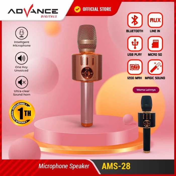 Advance Microphone Speaker Bluetooth AMS 28