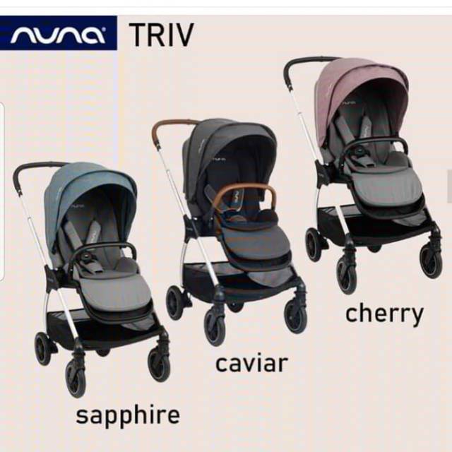 NUNA TRIV STROLLER NEW ARRIVAL INCLUDE GARANSI 1 TAHUN RESMI NUNA