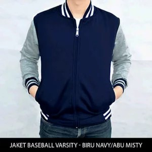 jaket pria,Jaket Varsity , Jaket pria Baseball Varsity polos, JAKET FLECEE