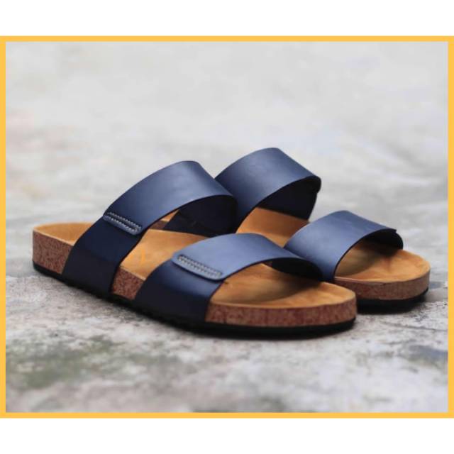 SB ~ KRAKATAU SANDAL BIRKEN COWO NAVY