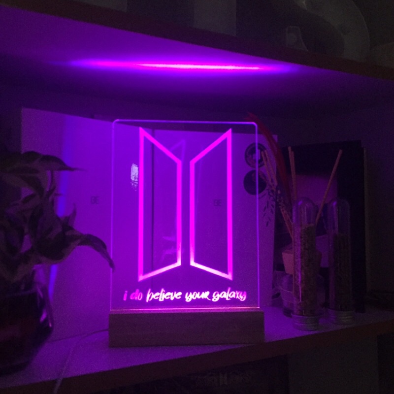 BTS Mood Lamp Acrylic