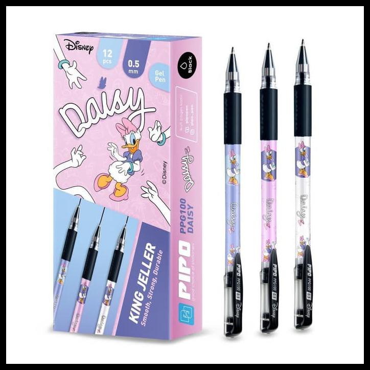 

PIPO DISNEY PPG100 DAISY DUCK SET BALLPOINT 12 PCS TINTA HITAM