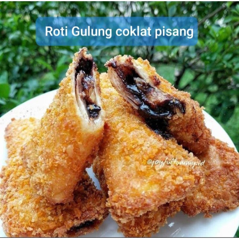 

Roti pisang coklat dan sosis