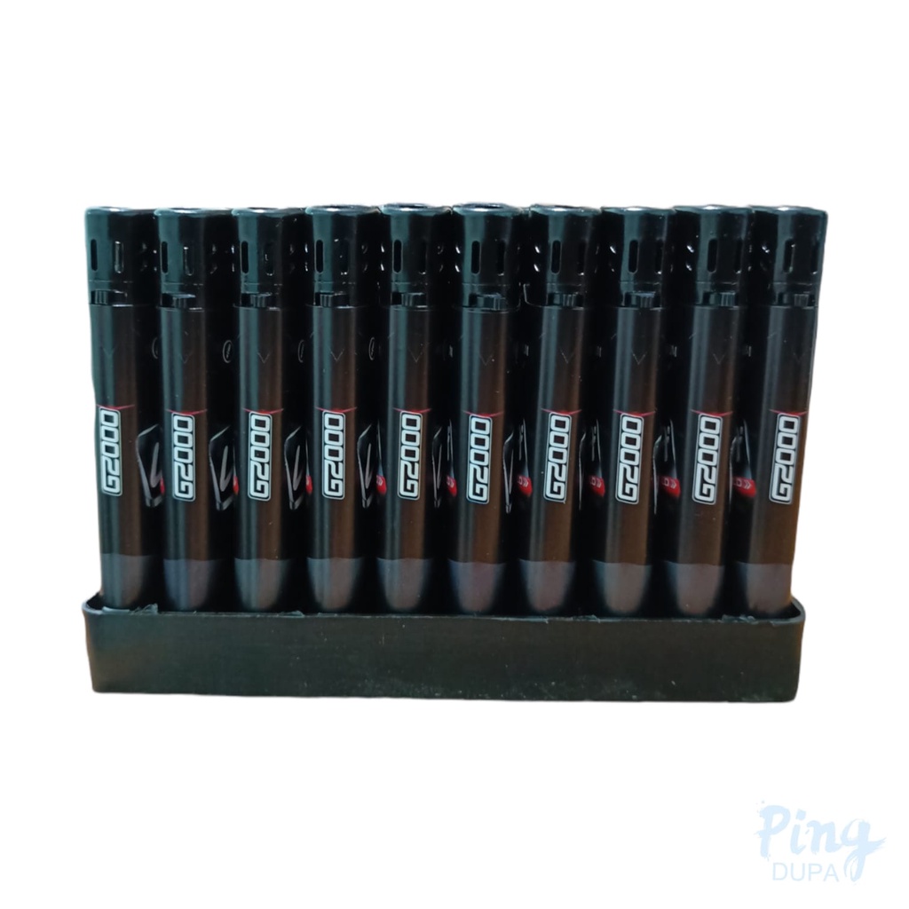 Per dus Korek Api Gas G2000 Black Edition Motif Kualitas Premium
