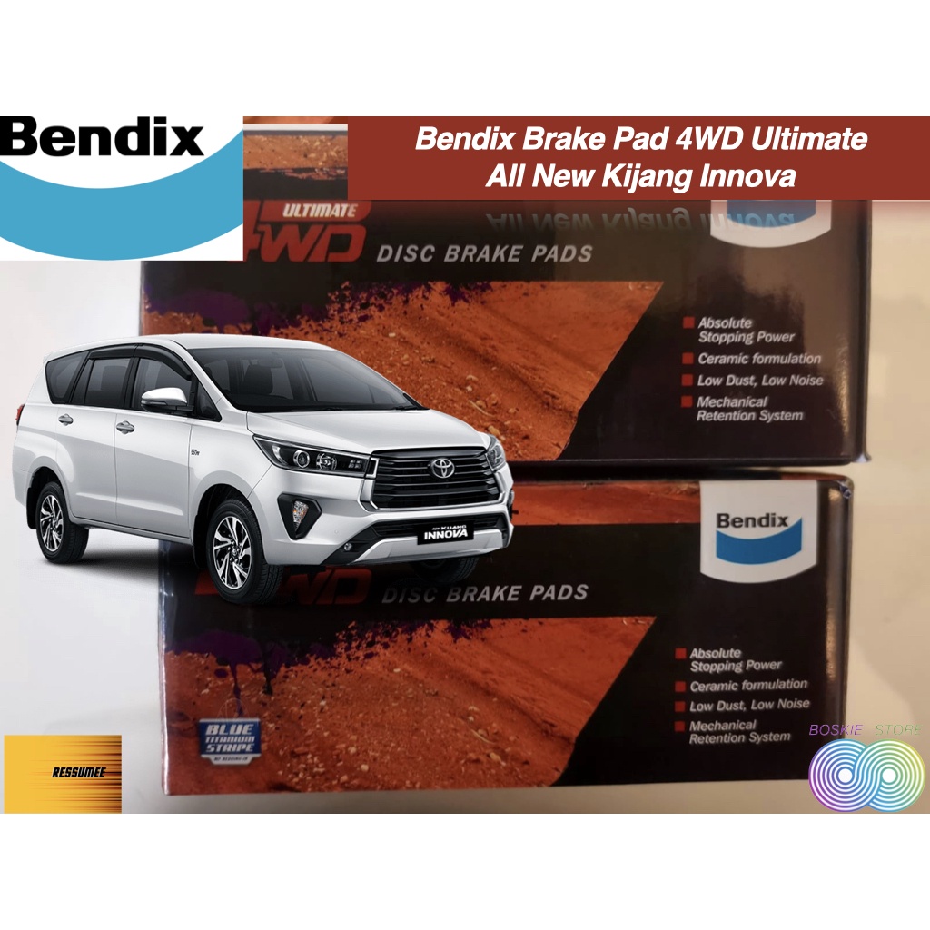 Kampas Rem Innova Reborn All New Kijang Innova Bendix 4WD Ultimate