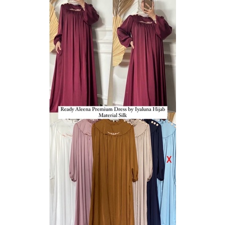 Iyaluna Hijab Aleena Premium Dress dan Melissa Dress by Iyalunahijab