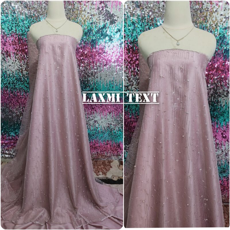 Kain Tille mutiara hujan/ bahan tile mutiara rain/ bahan kebaya