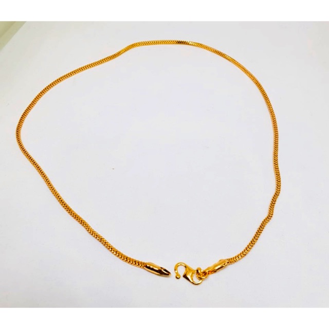 Kalung anak milano panjang 35 cm lapis emas yaxiya