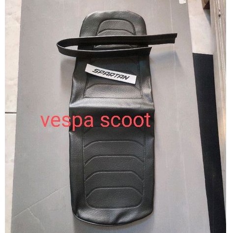 cover jok vespa spartan sarung jok panjang vespa spartan kualitas bagus