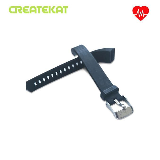 CREATEKAT SMART BAND GELANG MODIS OPSI BERAGAM WARNA-KATFIT1 CLASSIC - HITAM 2807