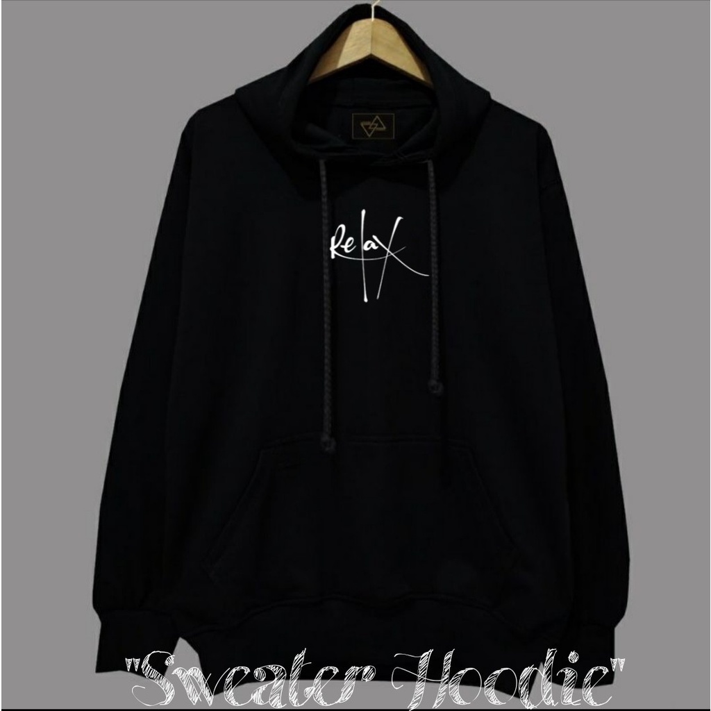 Sweater Hodie Pria Distro Flece Tebal Sweatshirt Hoodie Original Motif Alone
