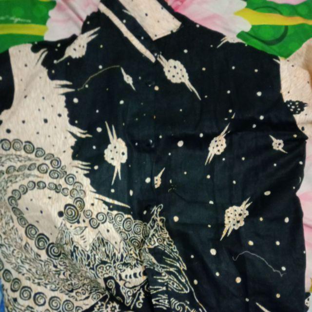 Nivana Batik - Kemeja Panjang Batik Sogan Pola Mustika | Atasan Pria Batik Klasik Modern