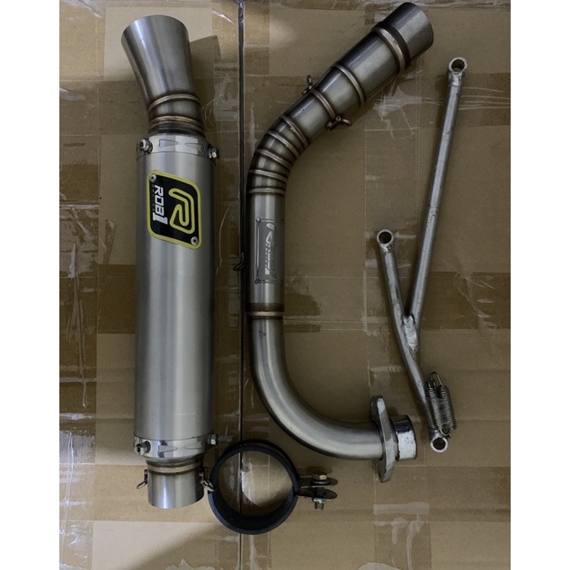 knalpot Rob1 Racing Mio 200cc Bahan stainless steel DB 19