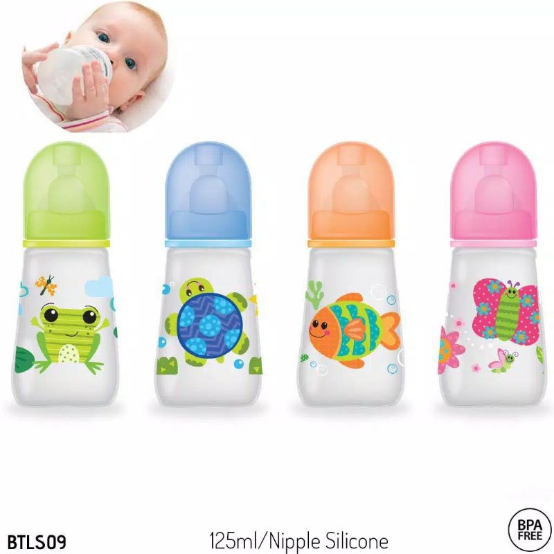 Botol Dot Karakter 125ml Baby Safe JS001