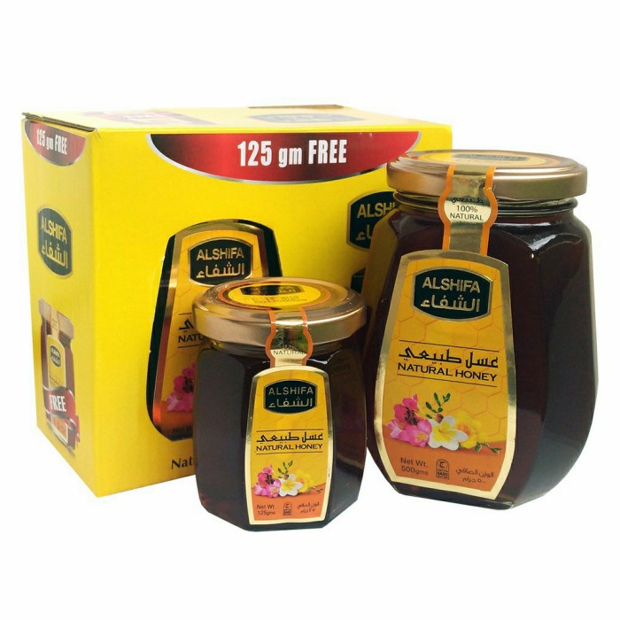 

[ Promo ] Paket Madu Arab Al Shifa 500gr free Alshifa Murni 125 gram