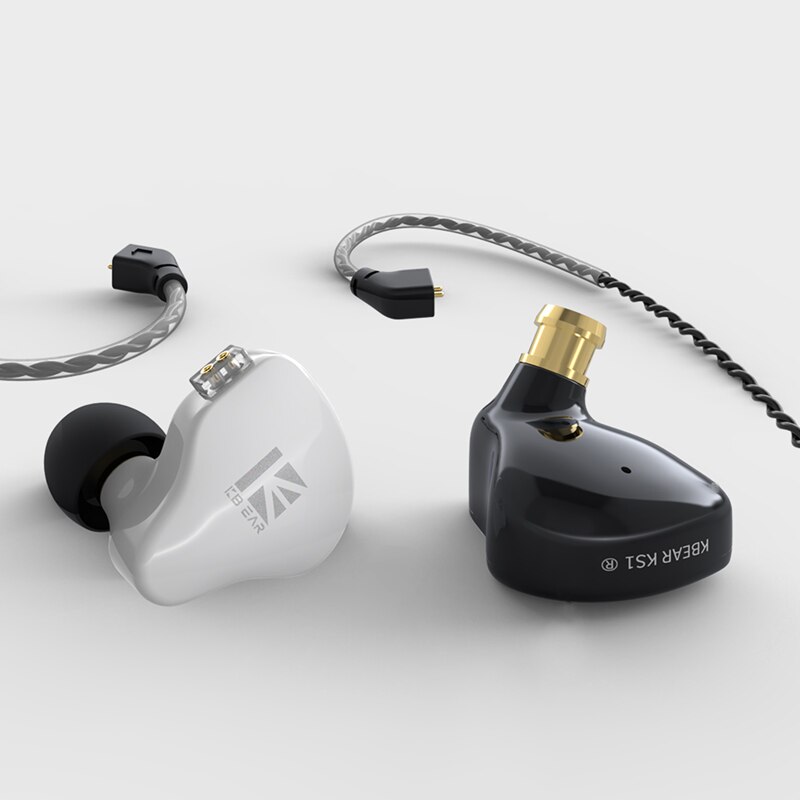 Kbear KS1 Earphone In Ear Dual Magnectic Circuit Dynamic Deep Bass Dengan Kabel i3